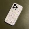 Luxury Cartoon Phone Case For iPhone 11 Funda iPhone 13 15 14 16 Pro Max 12 13promax 14promax Hard Plastic IMD Shockproof Cover