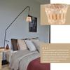 Small Lampshade Chandelier Drum Shades Barrel Lampshades for Ceiling Bamboo Decor