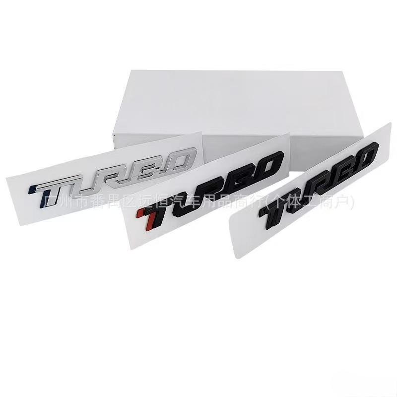 3D ABS TURBO Car Rear Letter Logo Badge Waterproof Styling Sticker Fit Malibu XL Turbo