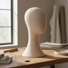 Schaufensterkopf Abstraktes gesichtsloses Design Sicherbare Haarteil Stabile Basis Hut-Ausstellungsständer für