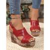 Women’s Roman Wedge Platform Slide Sandals