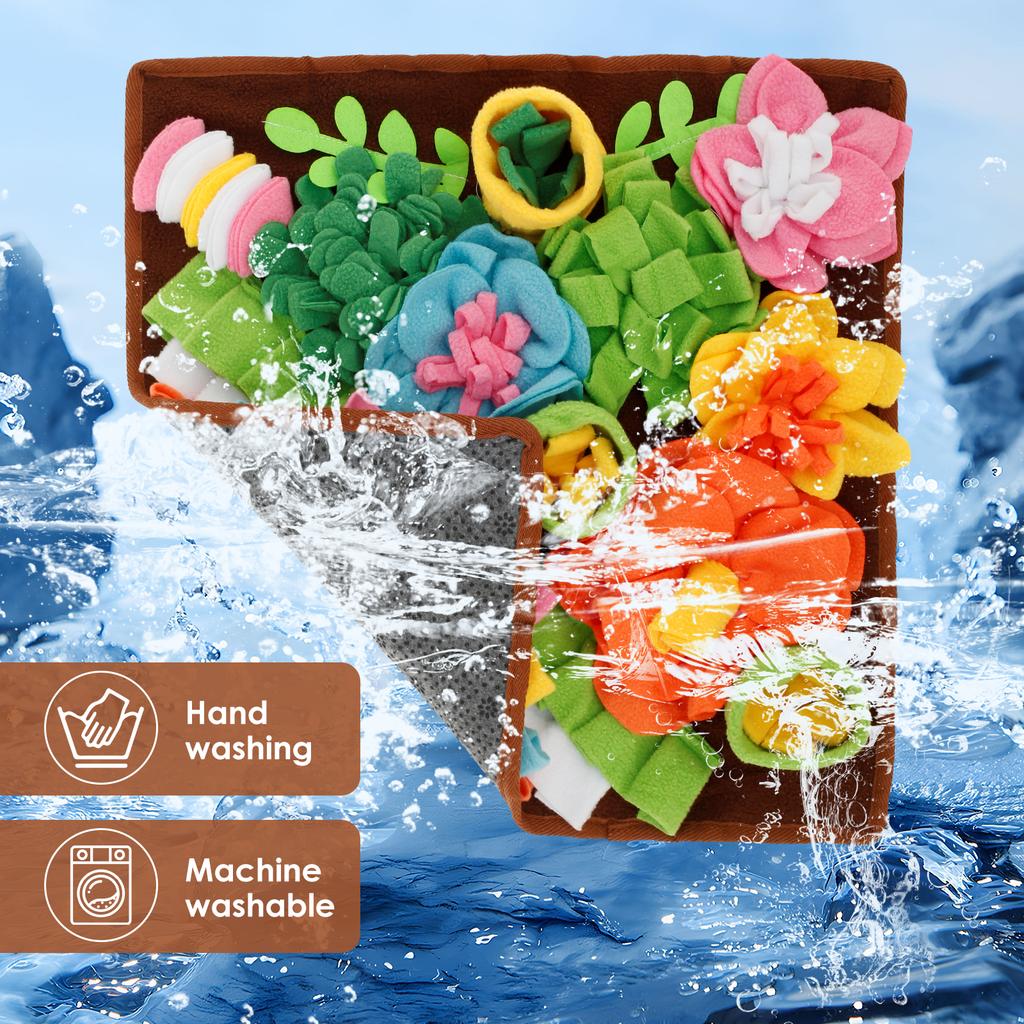 Mat na olizování a čichání pro uvolnění stresu Velký čichací podložka pro psy Interaktivní trénink a pomalé krmítko pro mazlíčky Podložka na pamlsky pro psy Hračky pro psy