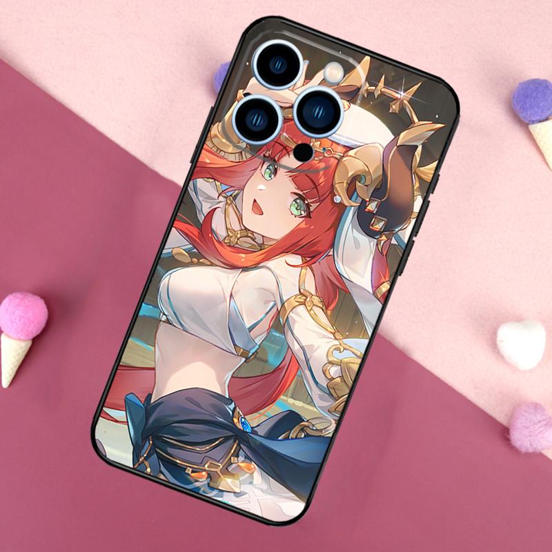 Genshin Impact Nilou Phone Case For iPhone 17 Pro Max 17 Air 16E 13 12 Mini 14 15 Plus 11 16 Pro Max Back Cover