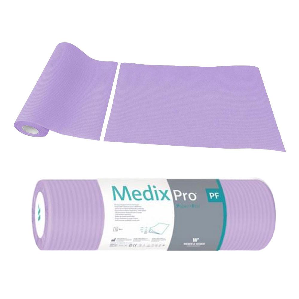 Hygienic Pad On A Roll 33cm x 50cm Purple Foiled 54g Medixpro 50 pcs