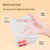 temeiju Disposable Square Lunch Box with Lid, 10 Sets