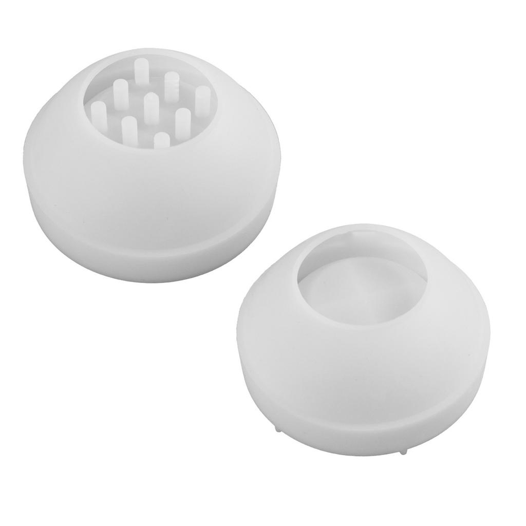 Ball Shape Incense Burner Silicone Mold Aromatherapy Cups Concrete Burning Incense Holder Molds Ornament Home Decor