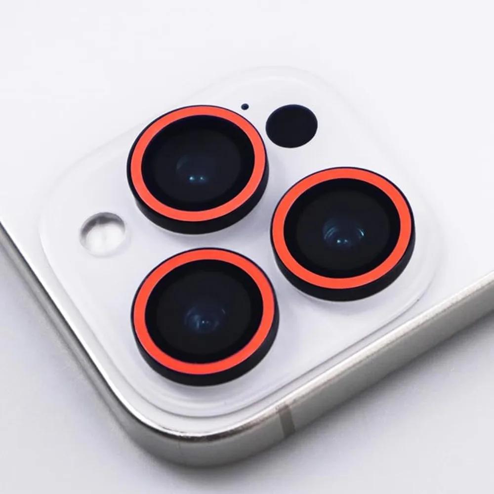Glow In The Dark Luminous Camera Lens Protector for IPhone 17 16 15 14 13 12 Pro Max Tempered Glass Lens Cover Phone Accessories