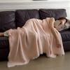 100% Cotton Muslin Throw Blanket Cozy Soft Washed Cotton Blanket,All Season Breathable 6-Layer Gauze Blanket Throw for Sofa