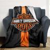 1 pezzo Coperta Harley-Davidson, Regalo, per Uomini e Donne, Coperta Morbida, Buona per Divano Letto Divano Viaggio, Coperta Leggera in Flanella