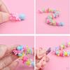 450 Pieces Beads Kit Jewelry Making DIY Cells Crafts Gift for Beading Bracelet Earrings Children