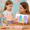1/2 Sets Children Rainbow Scratch Art Kit Squeegee Painting Craft Cards DIY Postcards Scratch Paper Art Set Party Favors Gifts for Toddlers Girls Boys