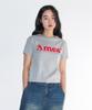AMES-WORLDWIDE Basic Logo Tee Gray