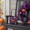 Baizihuahu Halloween Candy Bucket for Kids, Non-Woven Trick or Treat Tote Basket, Pumpkin Ghost Snack Holder with Handle Party Favors