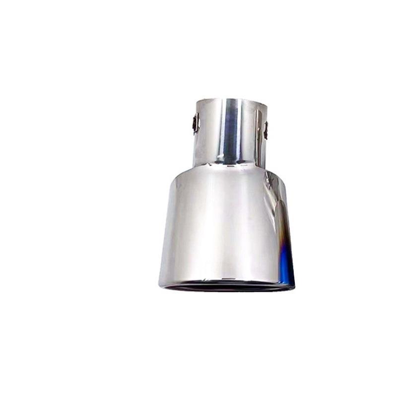 

Car Auto Exhaust Muffler Tip Pipe Stainless Steel Chrome Trim Rear Tail Throat For Most Cars Kia 2016-2026 K2 K3 K4