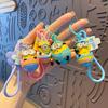 Porte-clés Adorable Dessin Animé Minion Anneau de Clé en Silicone Mignon Cadeau Pour Femmes Et Enfants