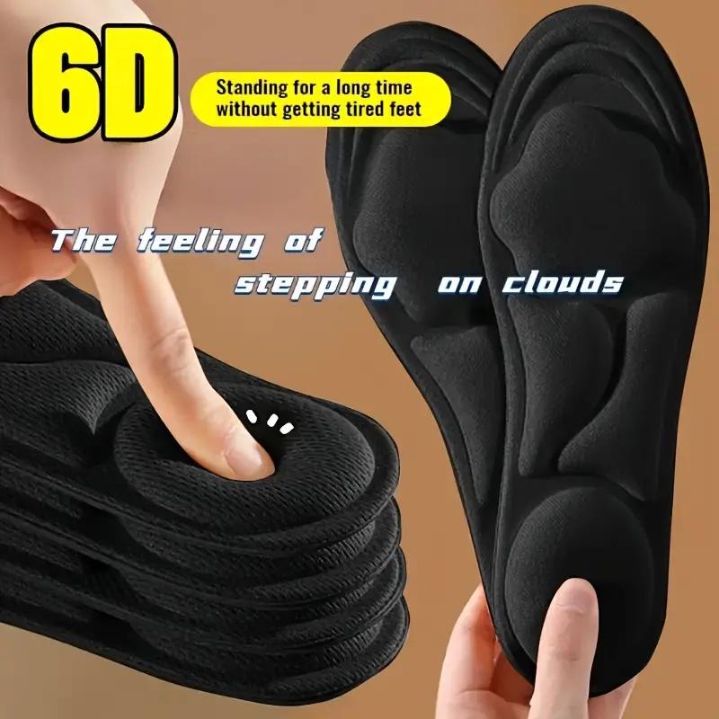 

3-Pair Women s Memory Foam Insoles - Ultra Comfort & Support, Thick & Breathable for All-Day Wear in Any Shoe. 9.5 чёрный
