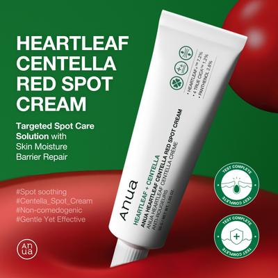 Heartleaf Centella Raudonų dėmių kremas 30g + ATSITIKTINIS DOVANŲ
