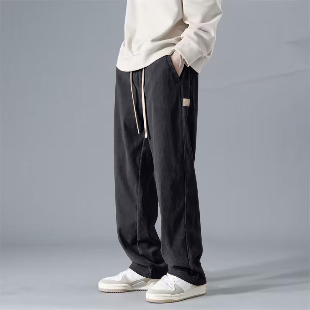 Men's Solid Color Corduroy Trousers Men's Casual Fashion Trousers