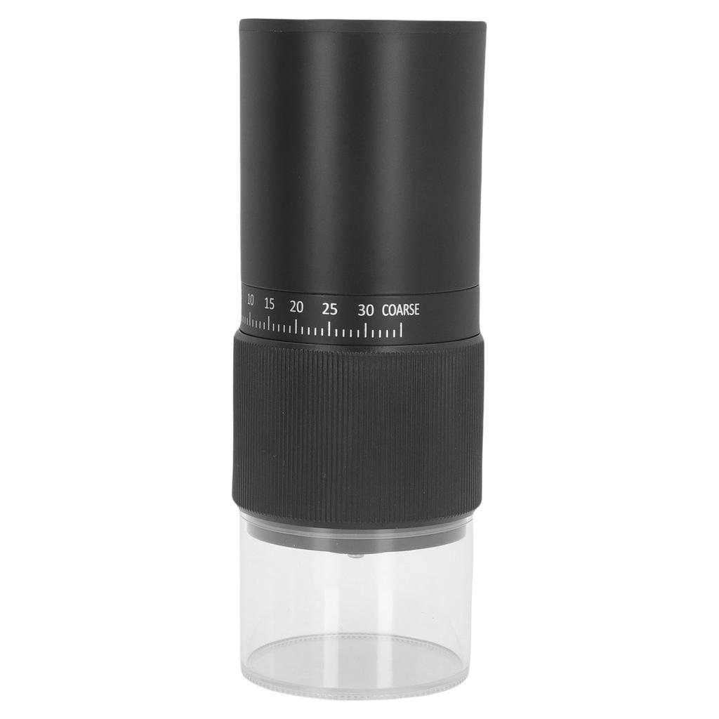 Portable Electric Coffee Grinder Adjustable USB Charging Ceramic Conical Burr Coffee Bean Grinder