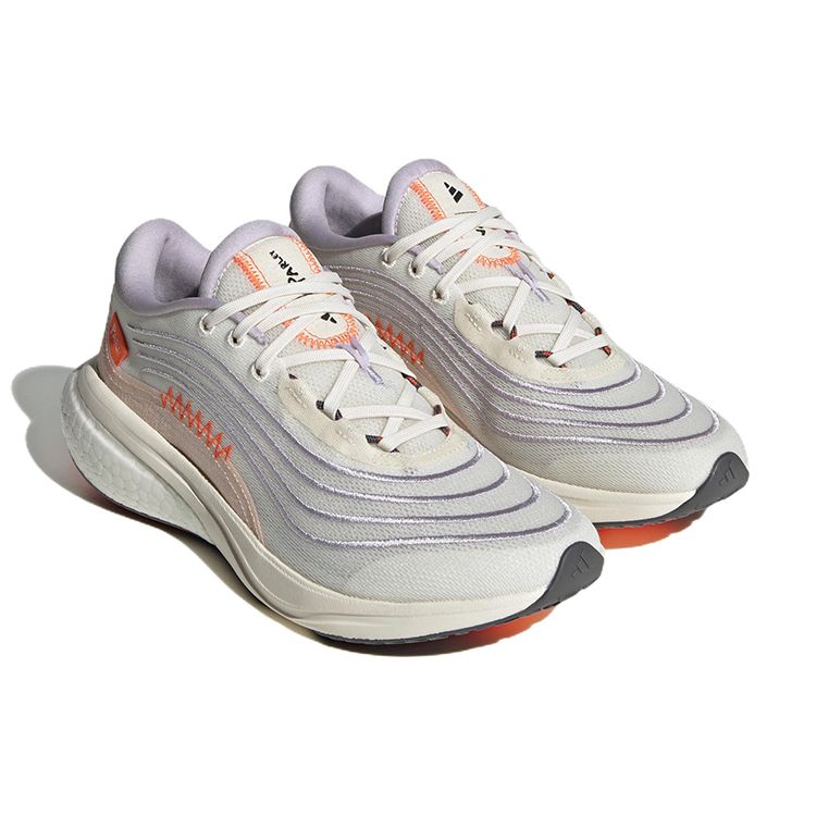 Adidas Parley x  Supernova 2.0 Non Dyed Silver Dawn Women Sneakers Cream Impact-Orange HP2241