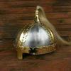 Halloween Medieval Viking Helmet Armor Steel Helmet With Train