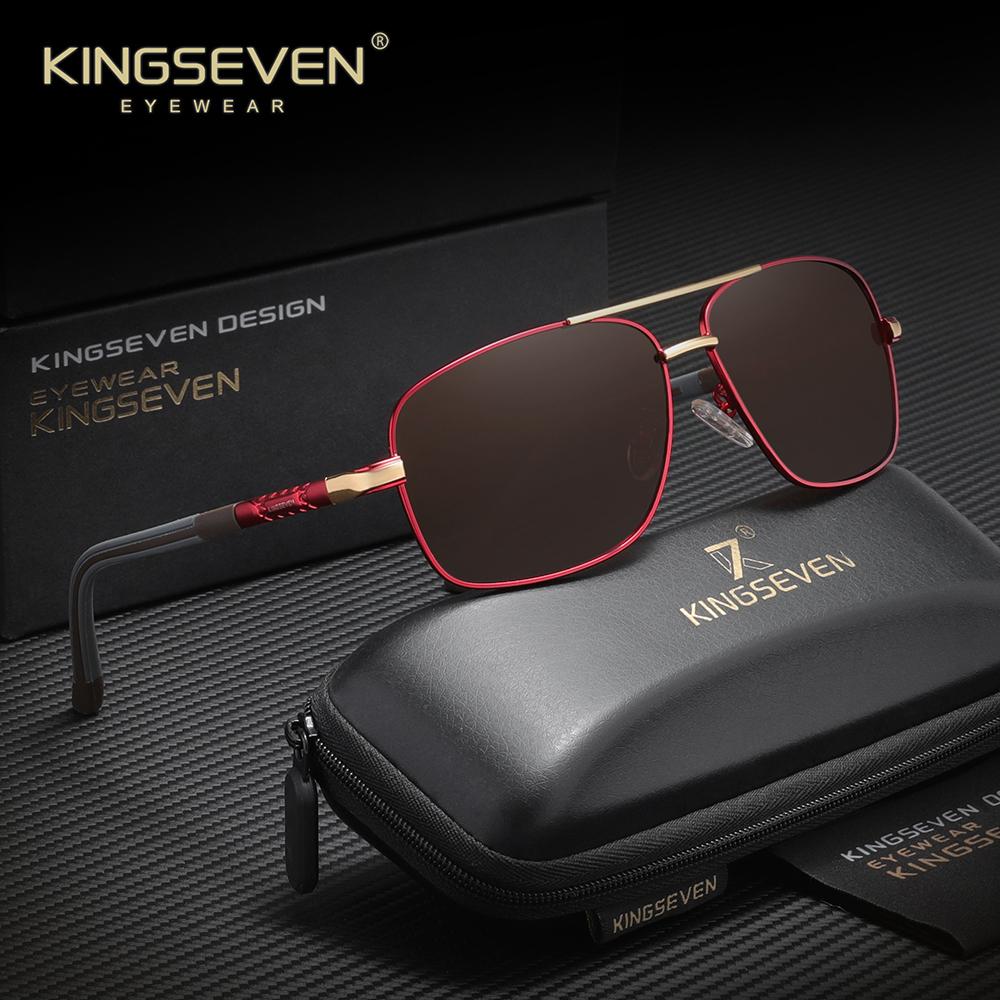 

Солнцезащитные очки KINGSEVEN Поляризованные UV400 Алюминиевые 724 M коричневый