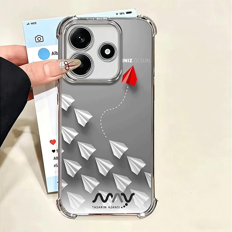 

Paper Airplane Boat Dream Soft Phone Case For Xiaomi Poco X7 X8 Pro Max X6 X5 X3 F8 Ultra F7 M8 M7 M5S Redmi 15C 15A 15 14C 13C Xiaomi Poco X8 Pro