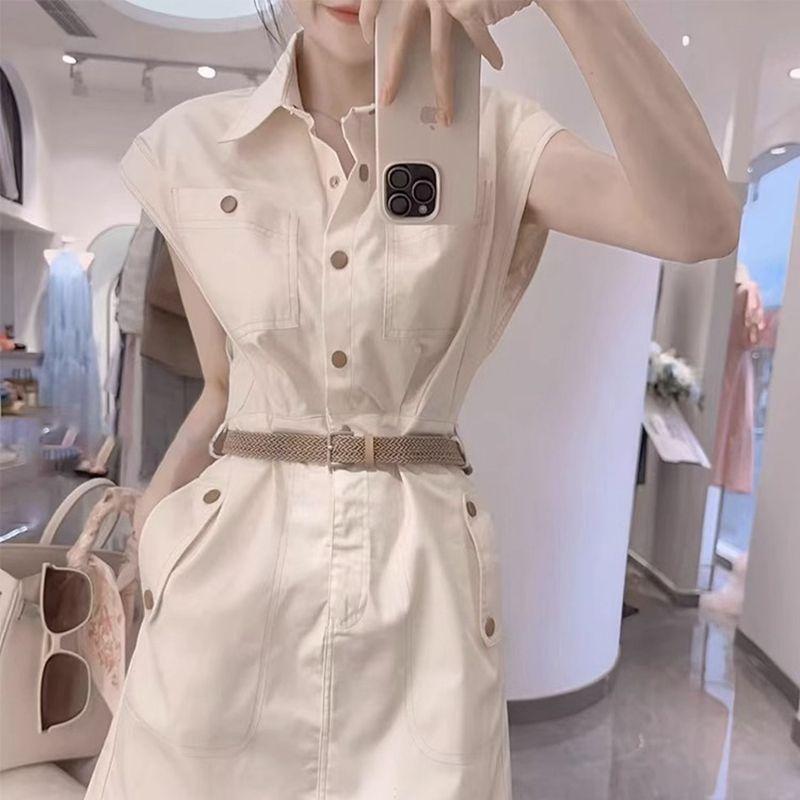 

2025 Новинка Летняя Дофаминовая Одежда Шикарный Европейский, Американский и Французский Стиль Классное Элегантное Платье Социалитки Белое White Dress M