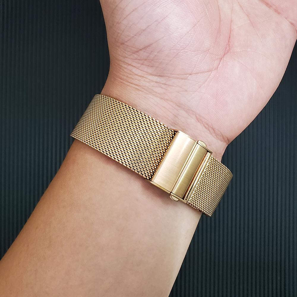 Metal Milanese Strap for Garmin Venu vivoactive 3 Vivomove HR Watch Band Stainless Steel Bracelet Watchband Quick Release 20mm