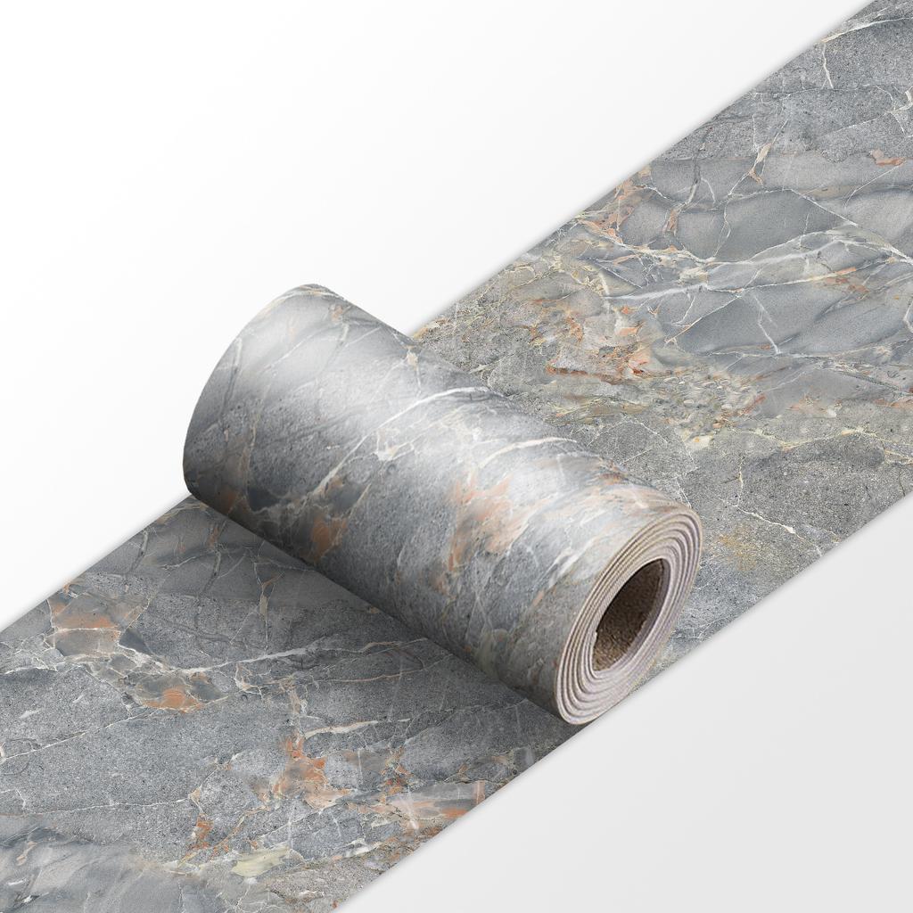 Luxury Marble Skirting Corner Wall Sticker Bathroom Office Glass Waist Line Home Decor Waterproof Floor Waveguide Art Wallpaper