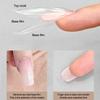 60 Adet Sandviç Tırnak Kalıpları Hızlı Tırnak Uzatma İçin Tırnak Kalıbı Başlangıç Seviyesi Profesyoneller Kadınlar İçin Plastik Tırnak Kalıbı Aletleri