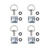 14/19mm Motorcycle Quick Release 1/4 D-ring Turn Race Fairing Fastener Universal For Honda Yamaha Suzuki Kawasaki Ducati Aprilia