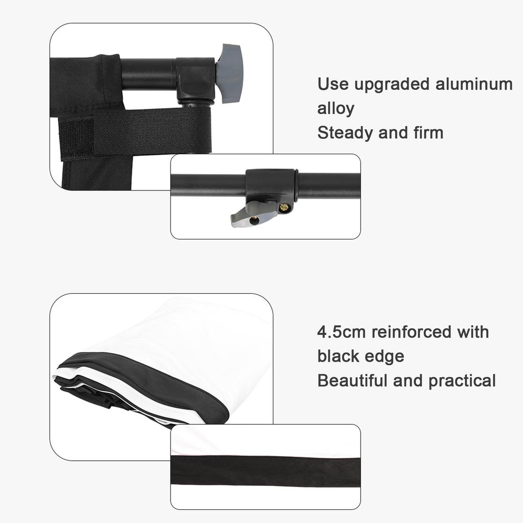 Portable Projector Screen with Stand Projection Screen Indoor Outdoor Movie Screen with Carrying Bag Fast Setup for