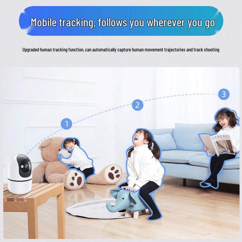 Zhongwo 5MP 4G Indoor PTZ Security Camera (CN version)