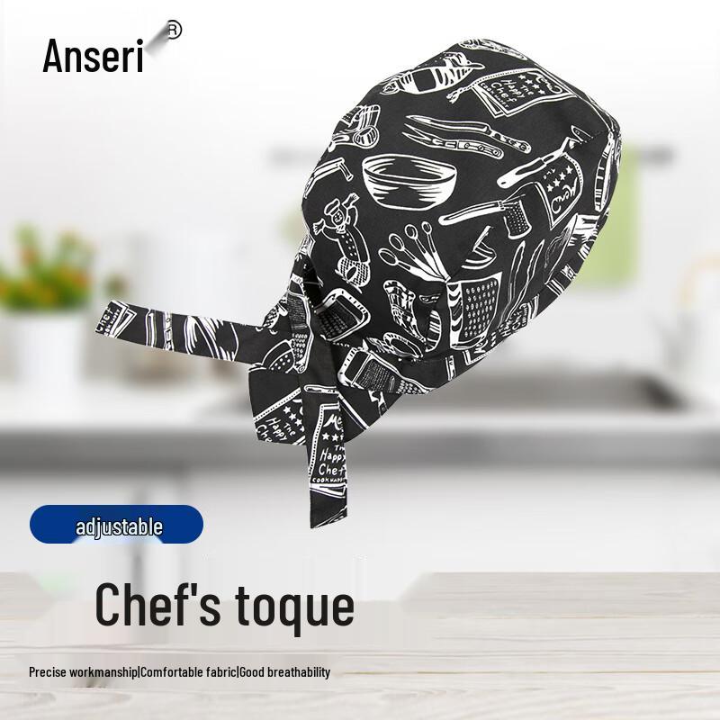

Adjustable Chef s Headwrap Bandana