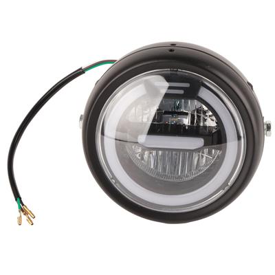 6.5inch Universal Motorcycle LED Headlamp Front Round Headlight White Light