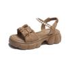 Stepping On Shit Soft-soled Maternity Sandals Women's Outer Wear 2025 Summer New Casual Versatile Flat-bottomed Non-slip Fashion Shoes
