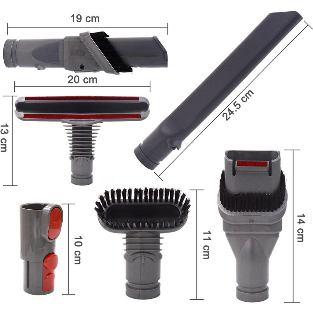 Replacement Attachments Tools Kit for Dyson V11 V10 V8 Absolute/ V8 Animal/ V7 V6, DC59, DC45, DC35 Absolute Cord-Free Vacuum Cleaner Accessories