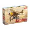 ICM Scale Italian Fighter Fiat Falco with Tropical Pilot Plastic Model Kit 32025 1/32 CR.42 (Airplane)