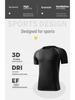 Men's Fleece-Lined Breathable Fitness Set: Warm Base Layer Tights & Long Sleeve Shirt for Running/Basketball