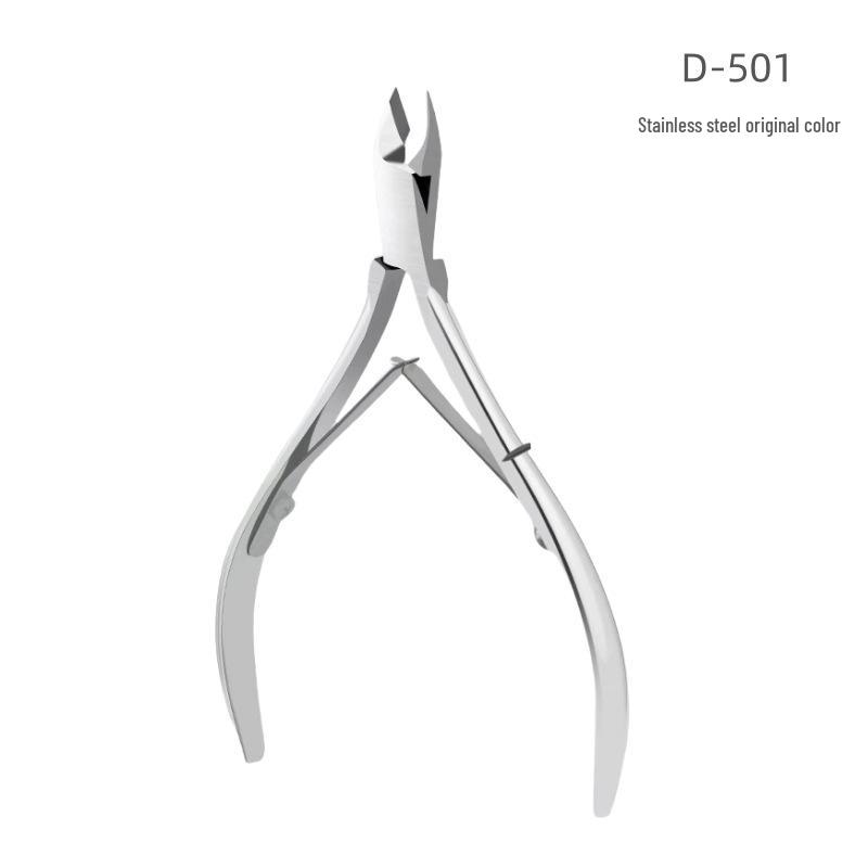 Stainless Steel Cuticle Nippers & Nail Clippers Set for Dead Skin Removal