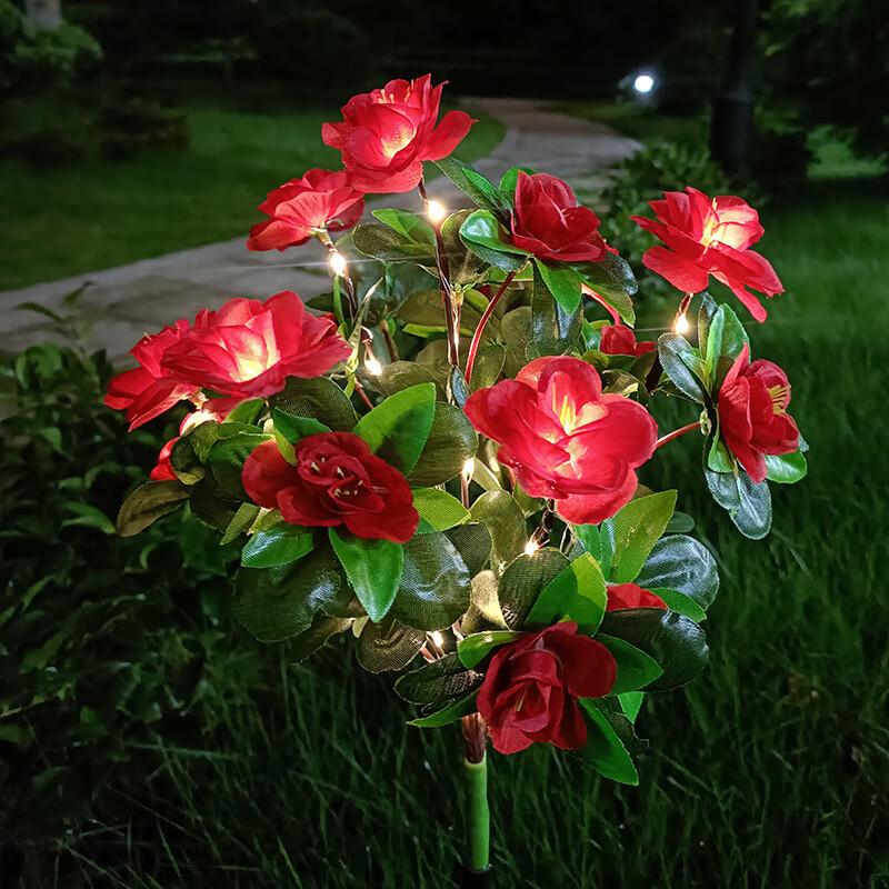 Solar Azalea Garden Flower Lights