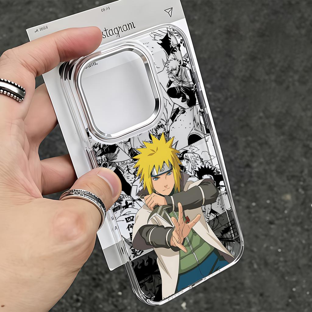 Anime Minatos Namikazes Phone Case for Samsung Galaxy S26 S25 S24 S23 S22 S21 S20 Note20 FE Ultra Edge Plus 4G 5G Clear