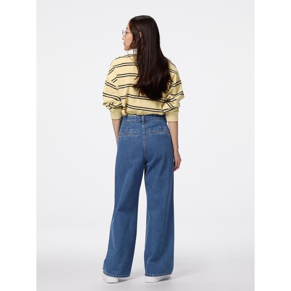 GU by Uniqlo Denim Tuck Trousers Q+e