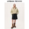 UR Women's Faux Fur Hooded Padded Winter Jacket