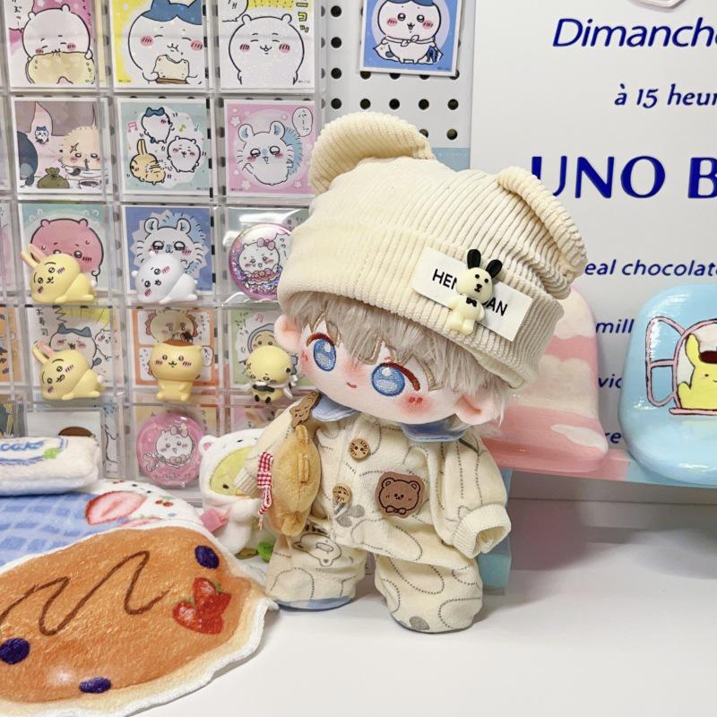 20cm Cotton Doll Onesie Pajamas - Winter Crawling Suit, Cute Original Design, Changeable Doll Outfit