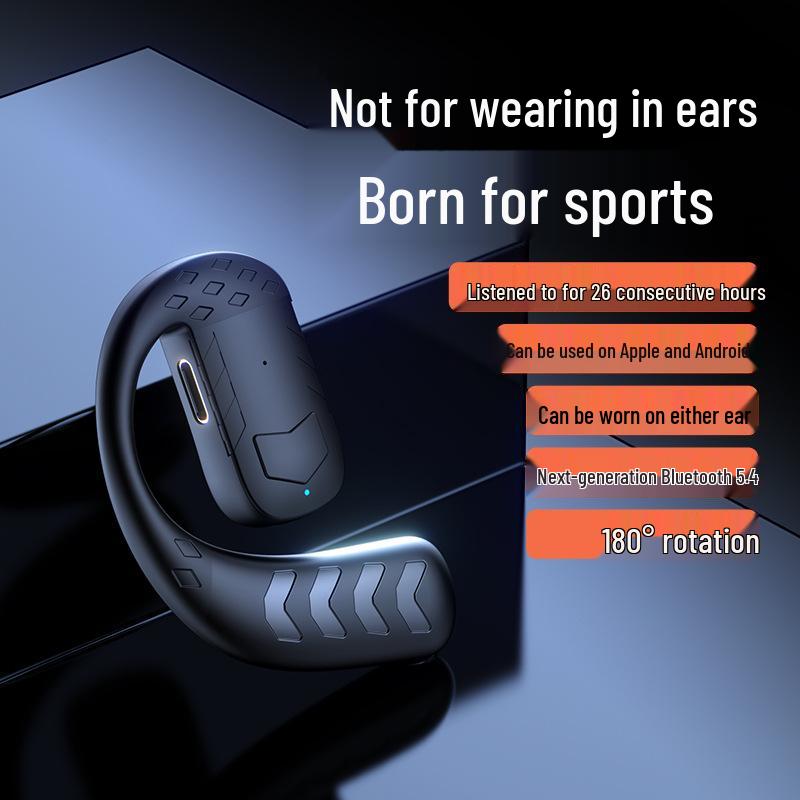 T30 Wireless Open-Ear Bluetooth Earbuds - Long Battery Life, Hi-Fi Sound, Comfortable Fit for Both Ears.
