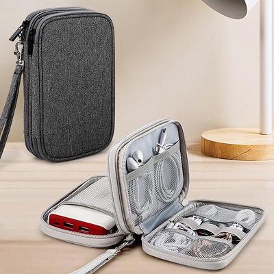 Borsa Pochette Organizer Cavi da Viaggio Custodia Elettronica da Trasporto Impermeabile Borsa Portaoggetti