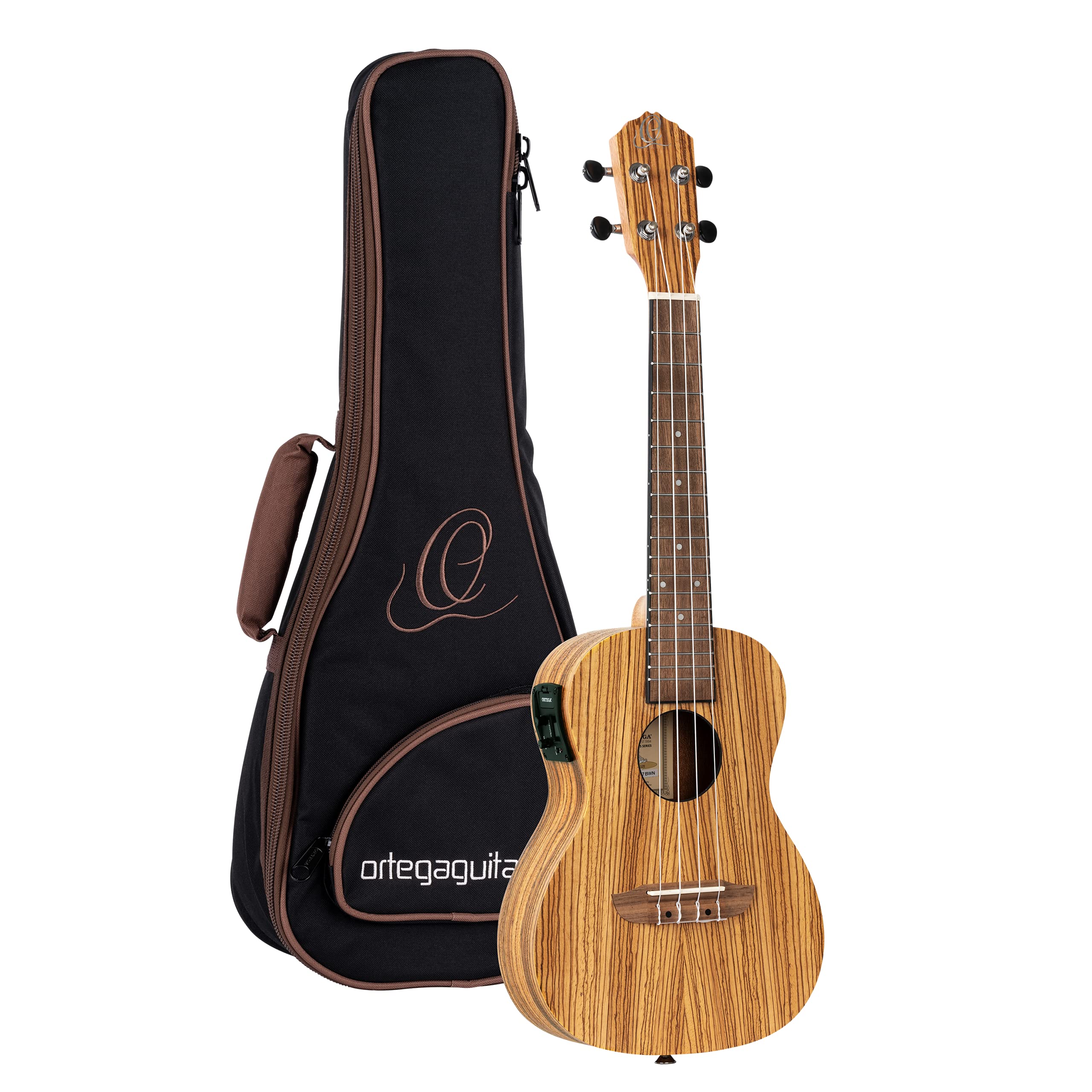 

ORTEGA Ortega Ukulele TIMBER Series Zebrawood Top Concert Electric RFU11ZE [ ]