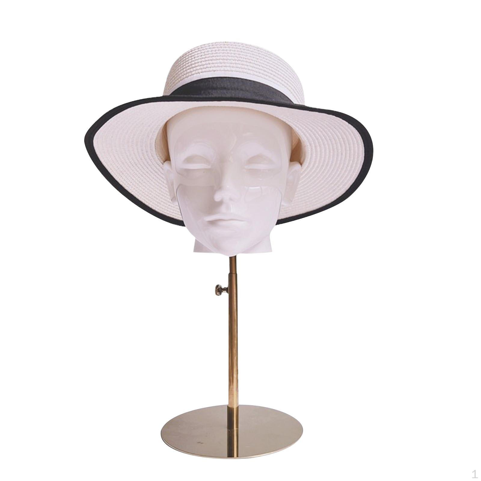 

Голова манекена Капелюх Перуки Підставка Тримач для окулярів Регульована висота для Професіоналів Або Практичного використання Black Base